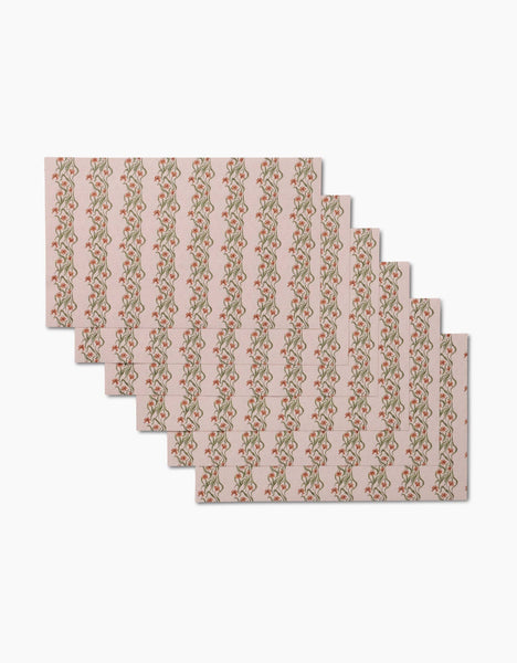 Floral Fall Stripe Not Paper Towel