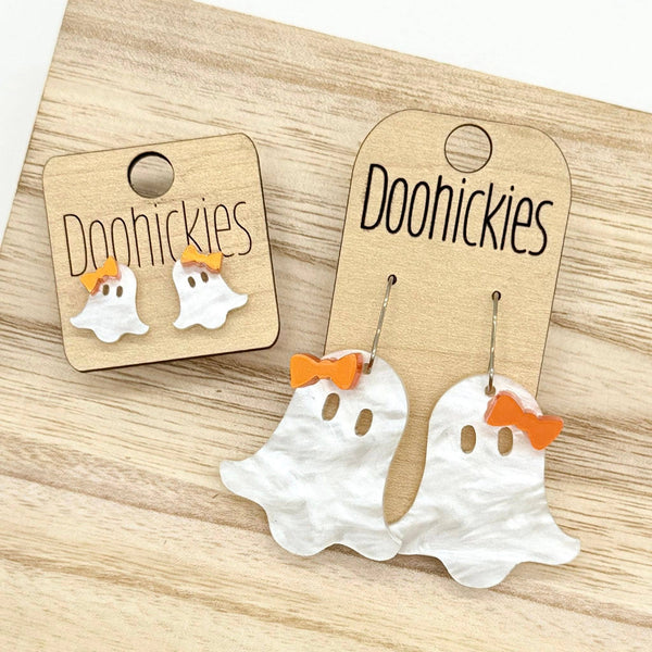 Mattie Ghost Earring Collection - Halloween Earrings: Studs