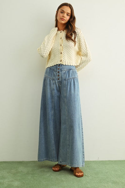 Shayla Scalloped Cardigan