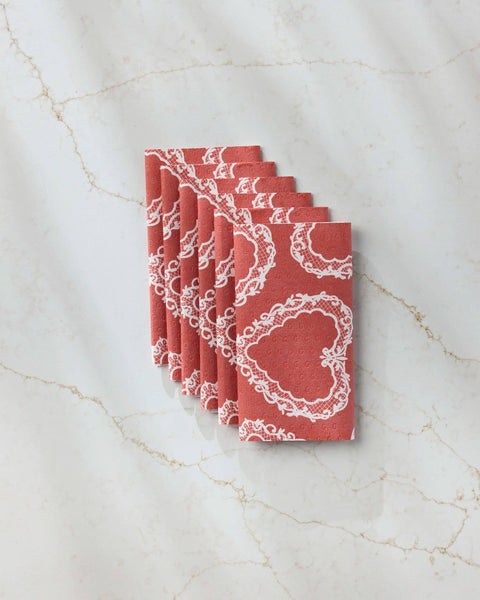 Soft Heart Scarlet Not Paper Towel Set