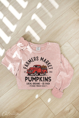 FARMERS MARKET Pink Long Sleeve Top