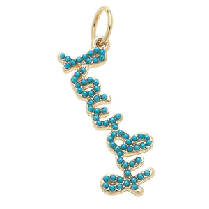 "Howdy" Studded Charm