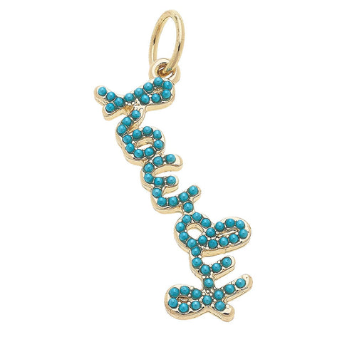 "Howdy" Studded Charm