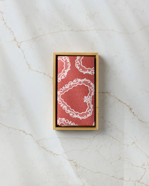 Soft Heart Scarlet Not Paper Towel Set