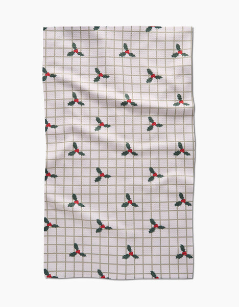 Merry And Plaid Tea Towel