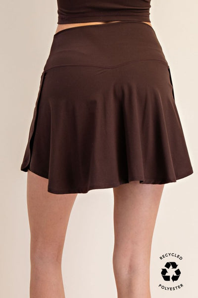 Kori V-Shaped High Waist Skort