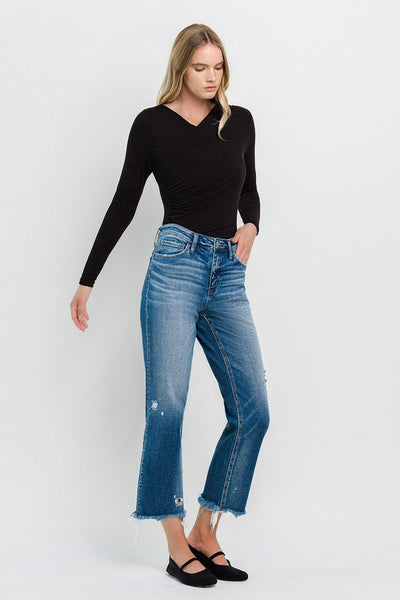 Chase Crop Straight Flying Monkey Jeans