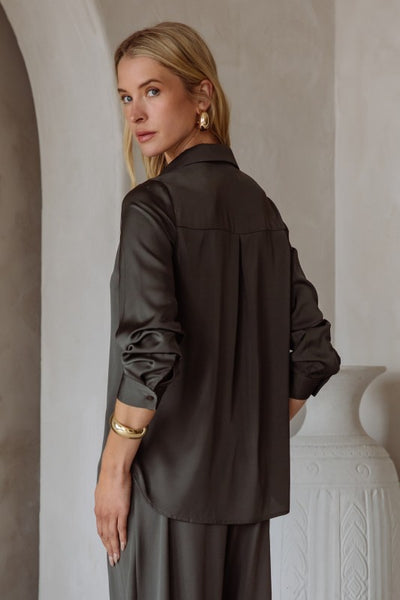 Cora Recycled Poly Satin Blouse