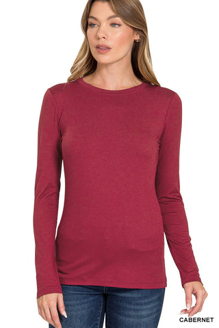 Barbara Microfiber Round Neck Tee