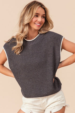 Edgy Sweater Top