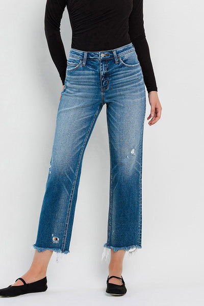 Chase Crop Straight Flying Monkey Jeans