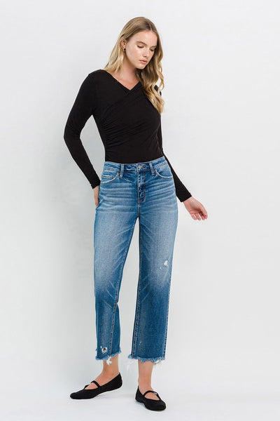 Chase Crop Straight Flying Monkey Jeans