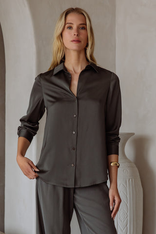 Cora Recycled Poly Satin Blouse