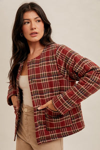 Plaid Quilt Jacket