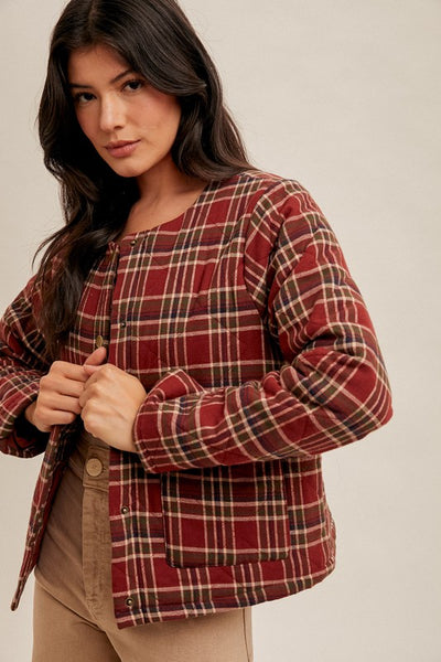 Plaid Quilt Jacket