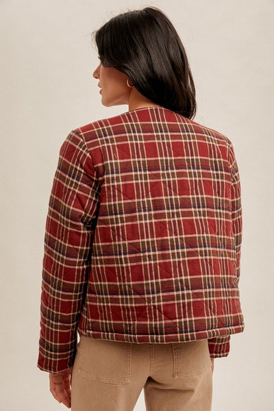 Plaid Quilt Jacket