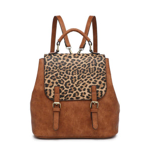Hannah Leopard Backpack