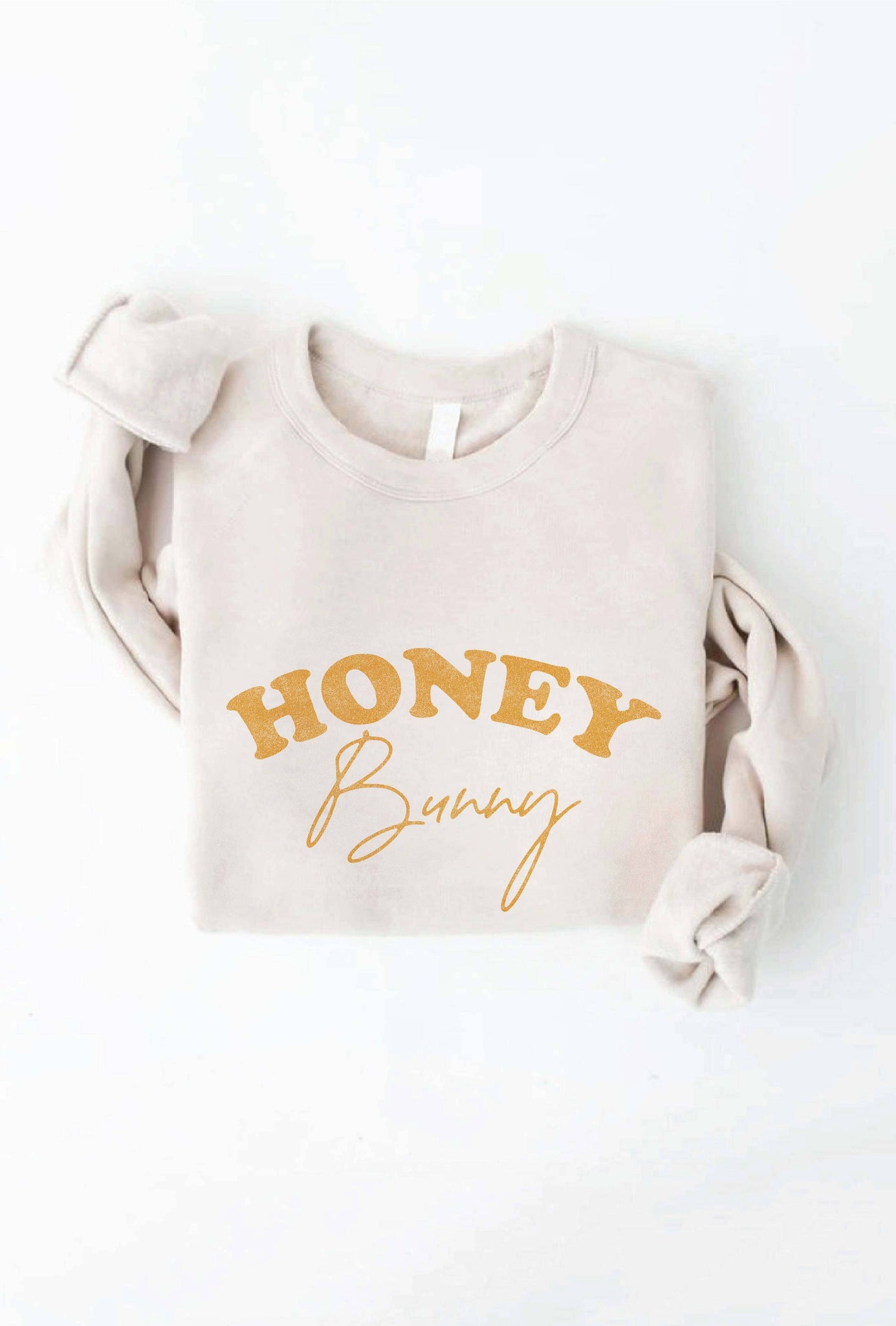 HONEY BUNNY Sweatshirt: Eggshell