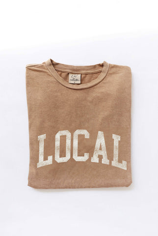 LOCAL Mineral Washed Graphic Top